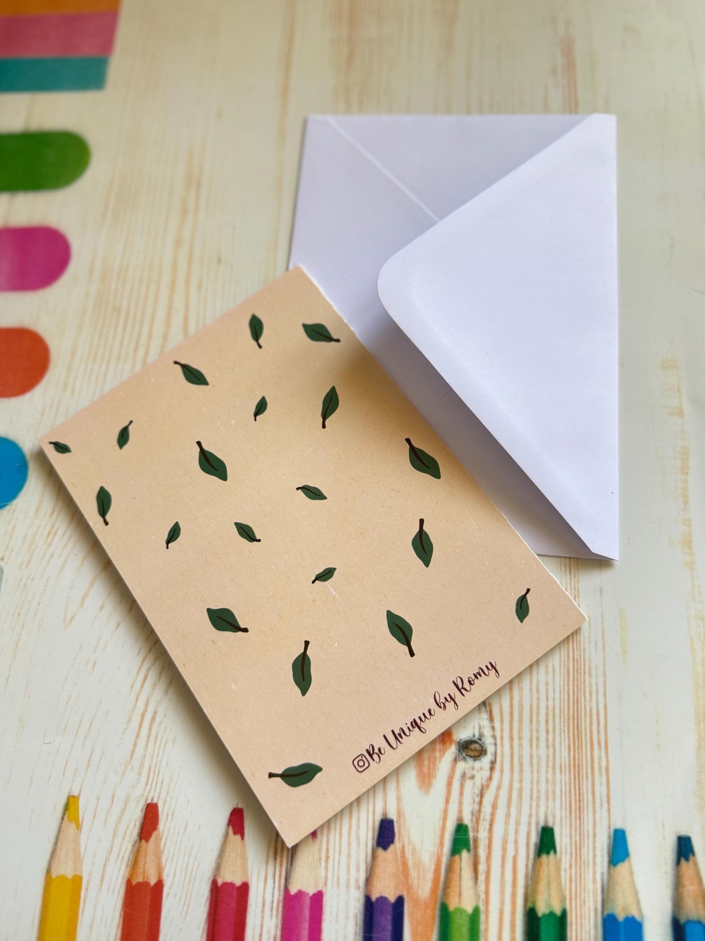 Bringing Joy Nature Card – Handmade Robin Card | Blank Greeting Card for Thinking of You