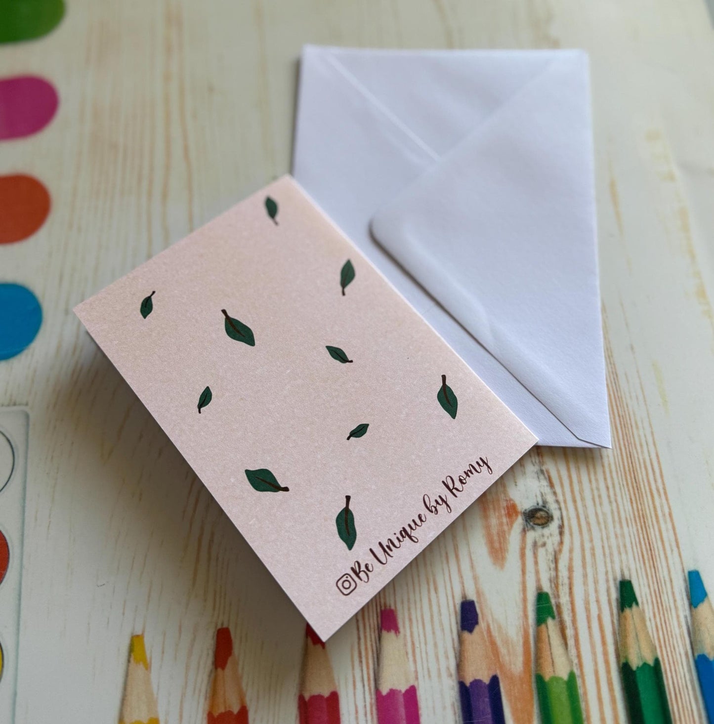 Bringing Joy Nature Card – Handmade Robin Card | Blank Greeting Card for Thinking of You