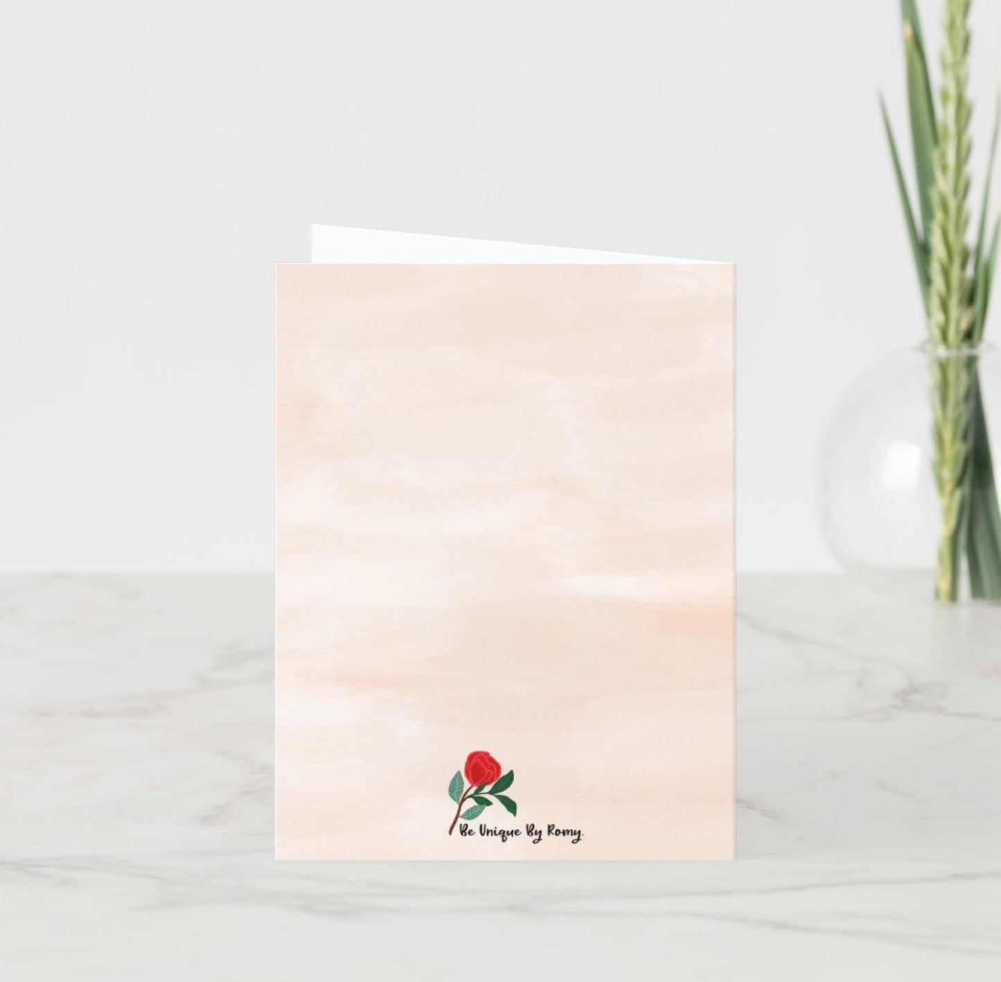 Gratitude in Full Bloom – Floral Thank You Card for Nurse, Doctor, Mum or Colleague