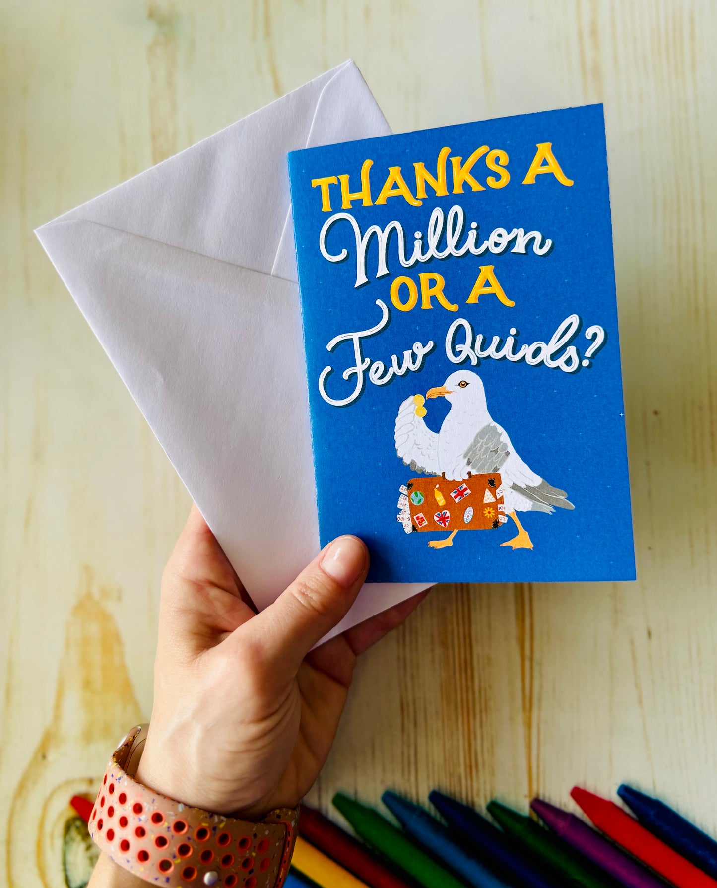 Funny Birthday or Thank You Card O-Fishally the Best Card |