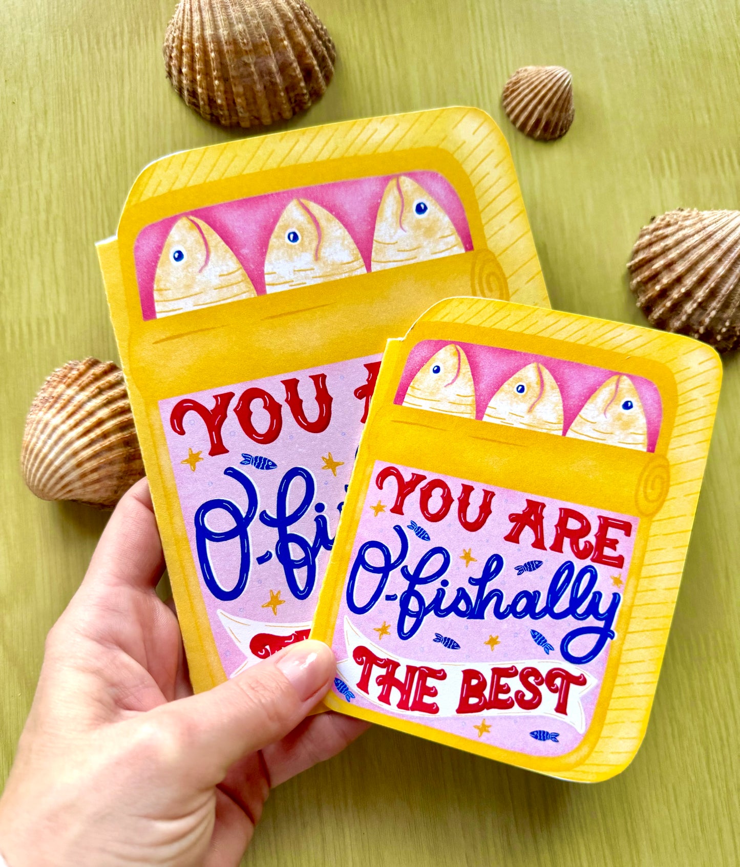 Unique Handcrafted Tin Shape Card