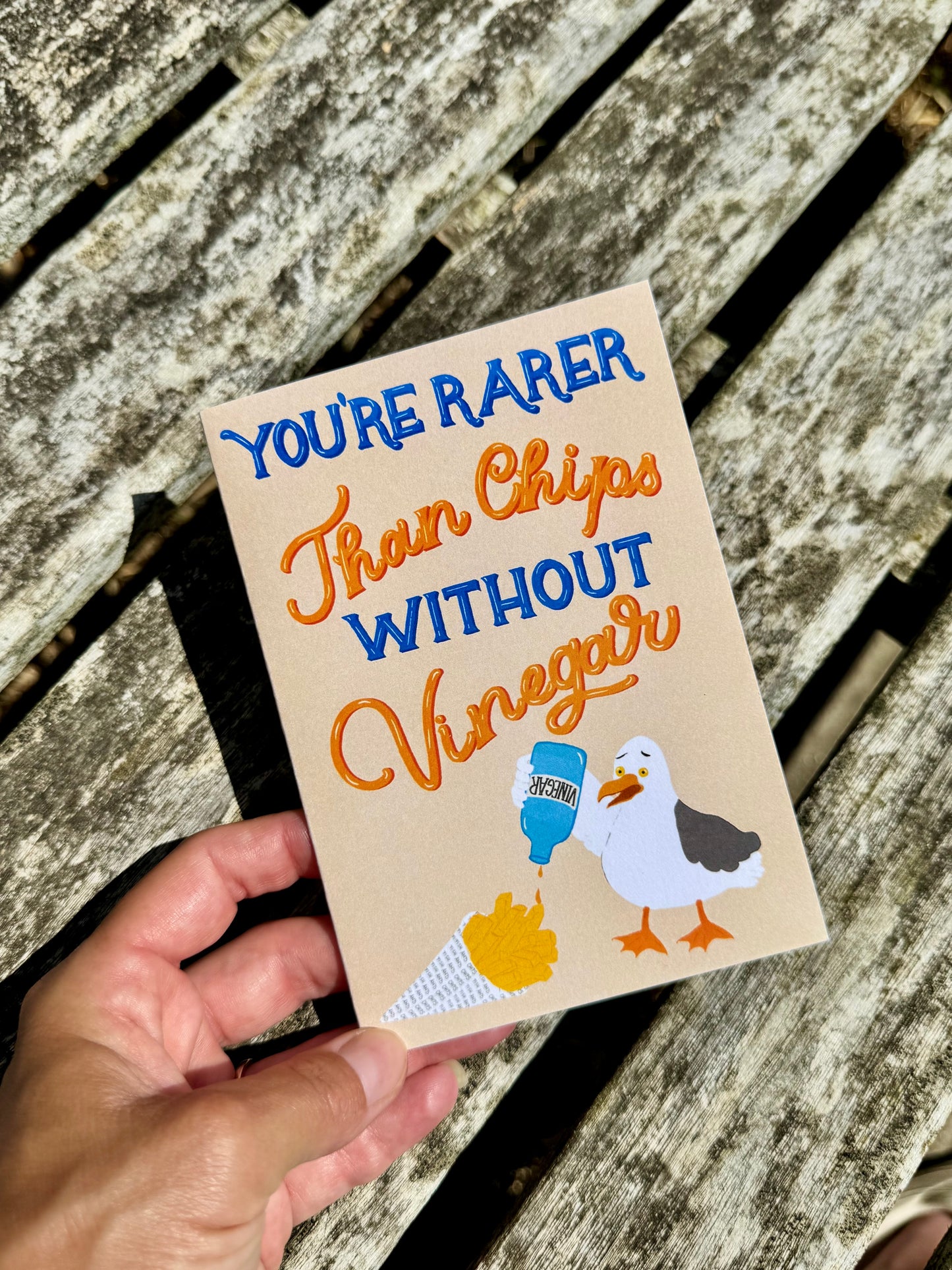 You're Rarer Than Chips Without Vinegar