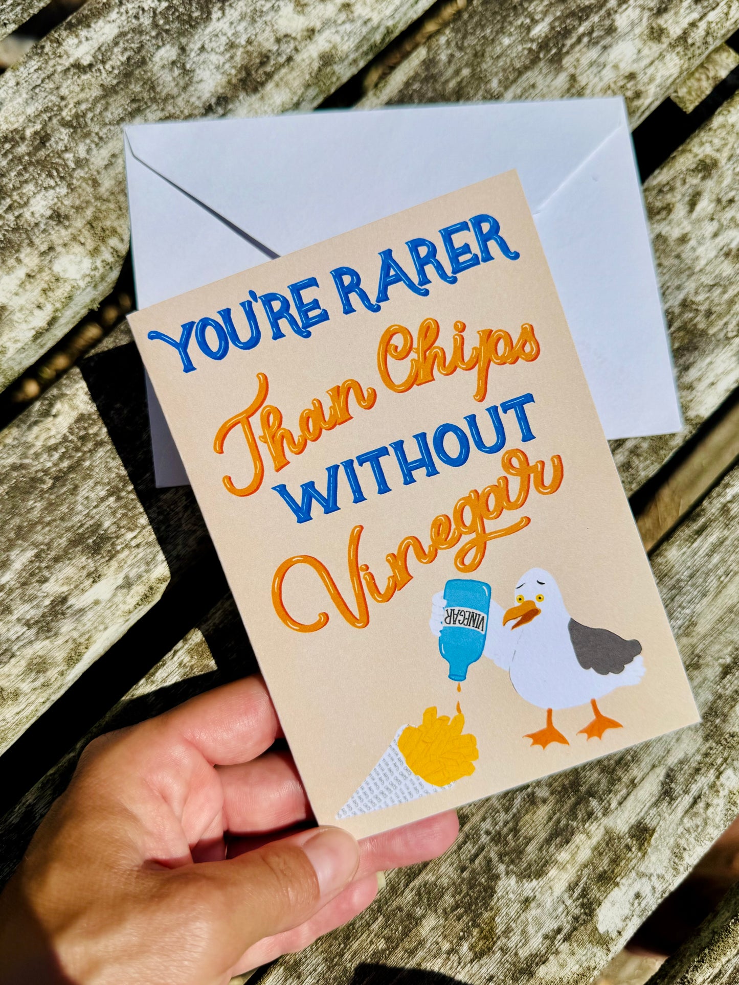 You're Rarer Than Chips Without Vinegar