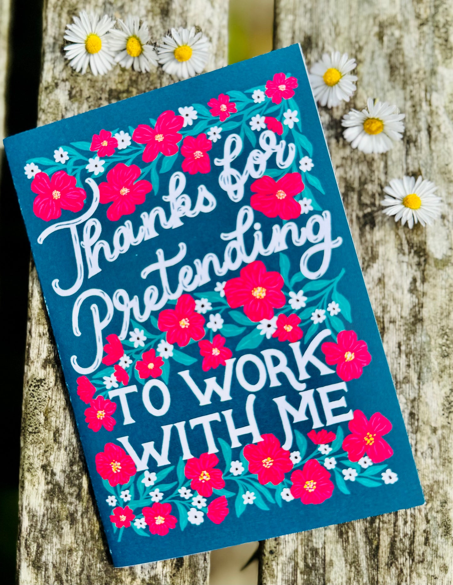 Thanks for Pretending to Work With Me Card