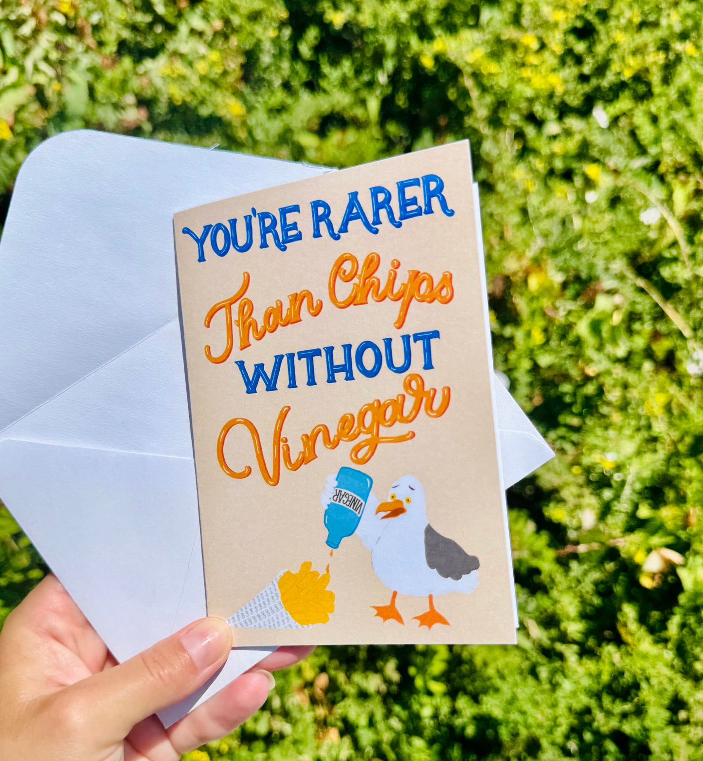 You're Rarer Than Chips Without Vinegar