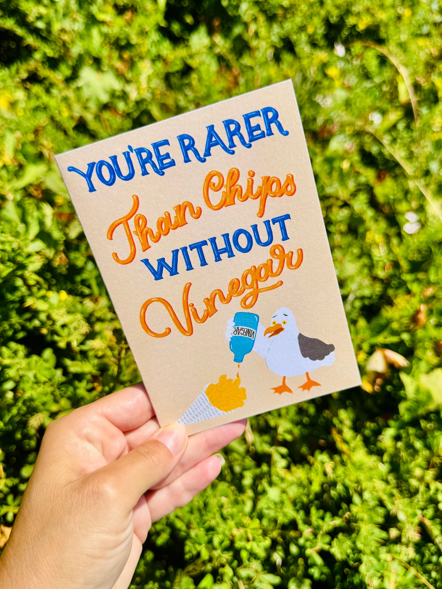 You're Rarer Than Chips Without Vinegar
