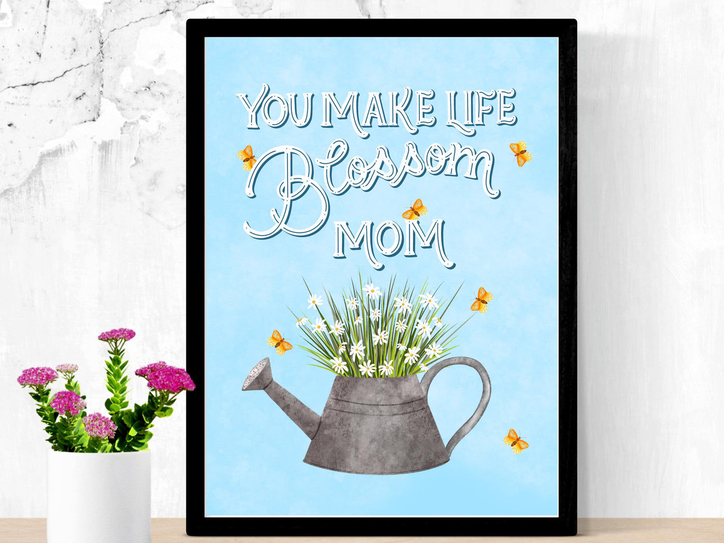Celebra a Mamá: Obras de arte originales y originales, ideales para mamás primerizas y bebés.