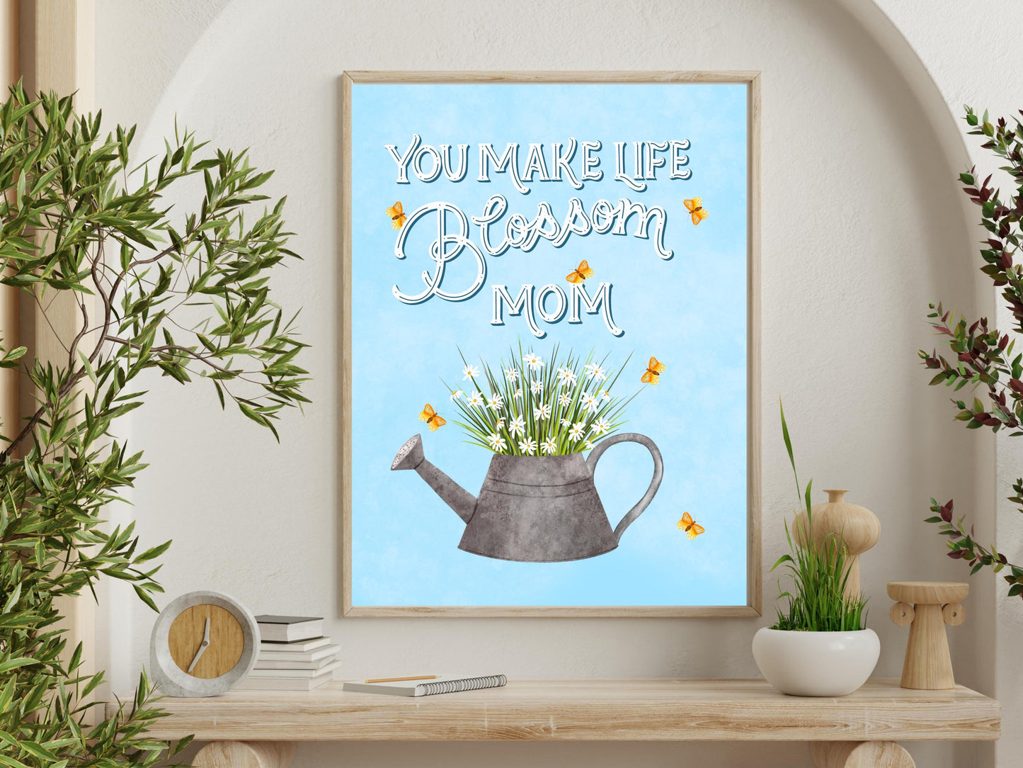 Celebra a Mamá: Obras de arte originales y originales, ideales para mamás primerizas y bebés.