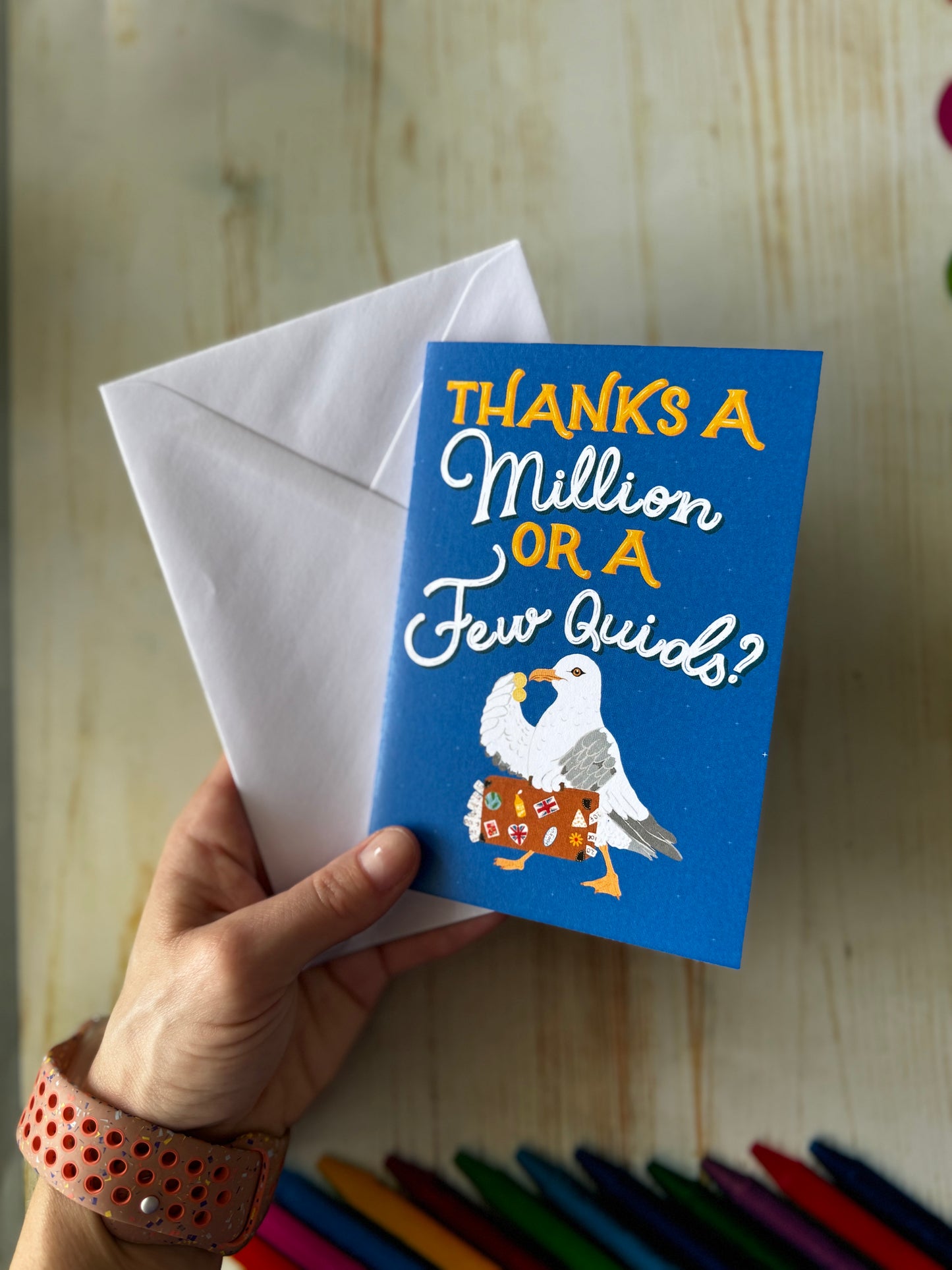 Funny Birthday or Thank You Card O-Fishally the Best Card |