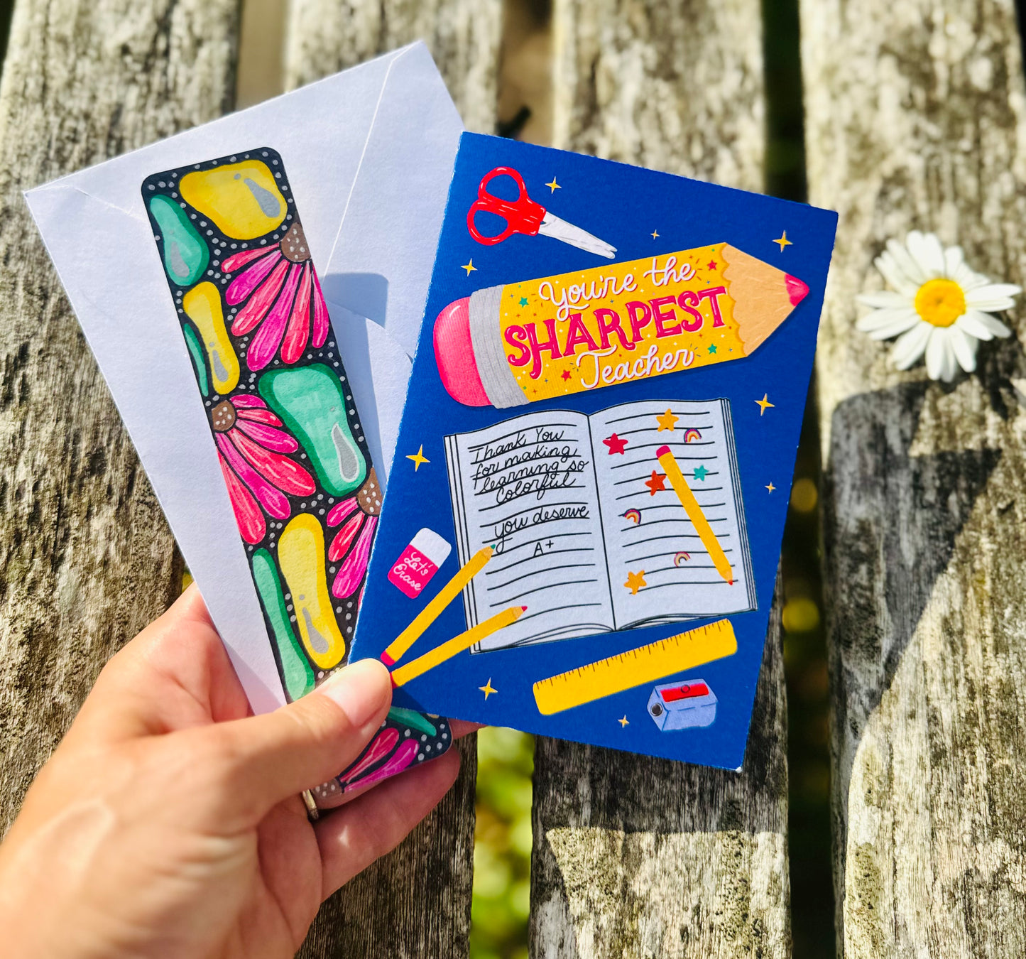 You're the Sharpest Teacher – Teacher Greeting Card