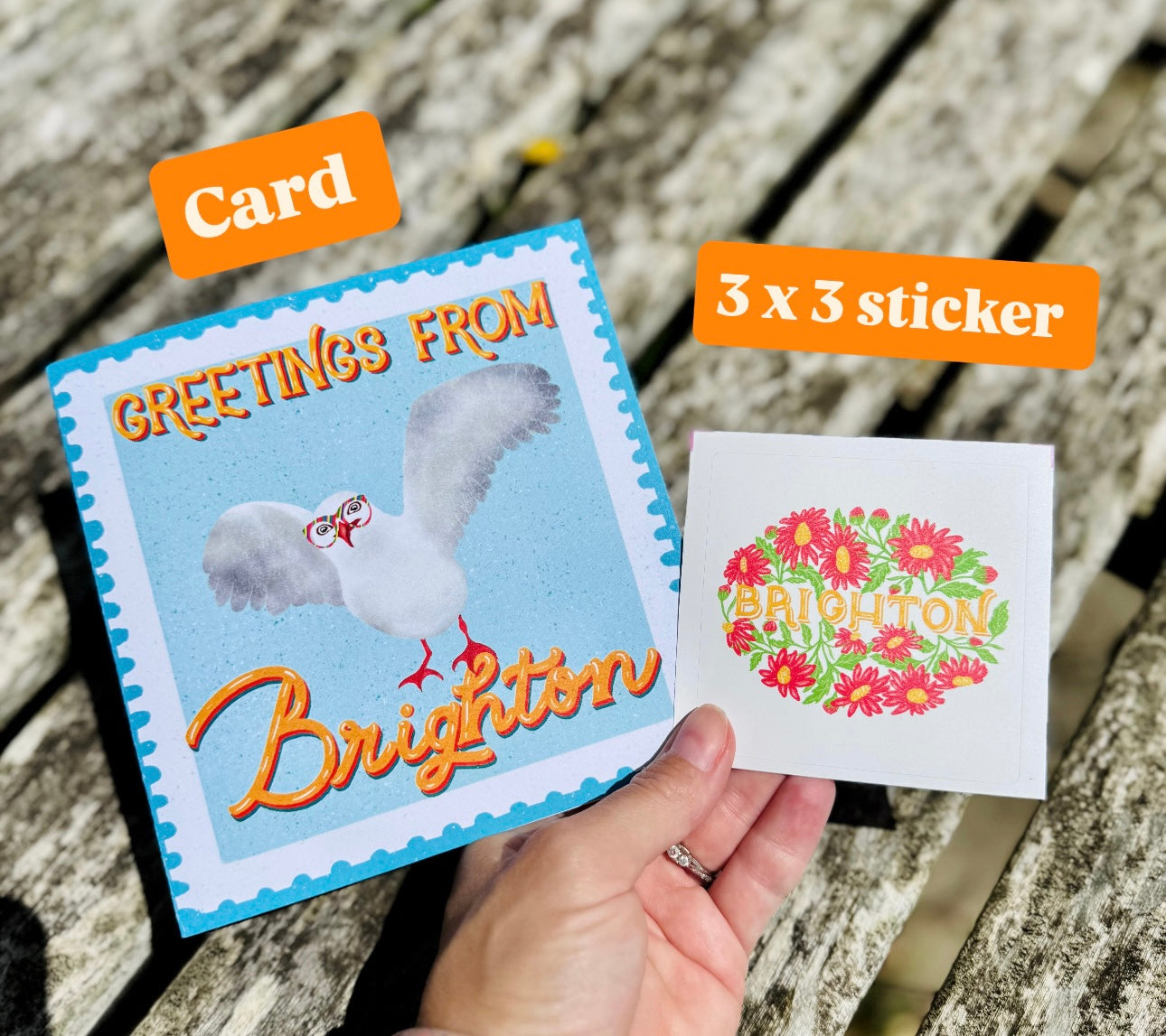 Greetings from Brighton Card – Mix & Match Sticker Bundle