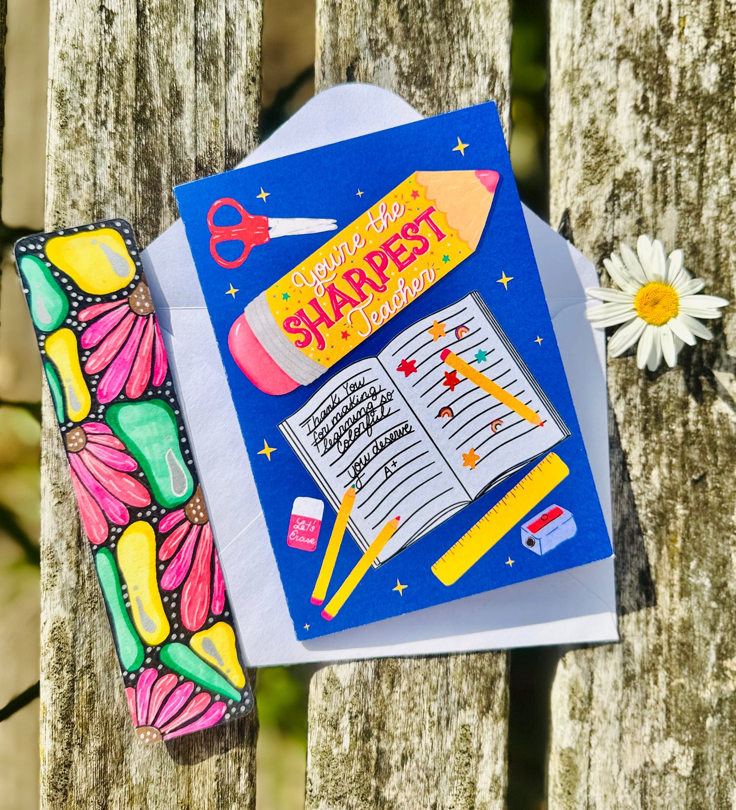 You're the Sharpest Teacher – Teacher Greeting Card