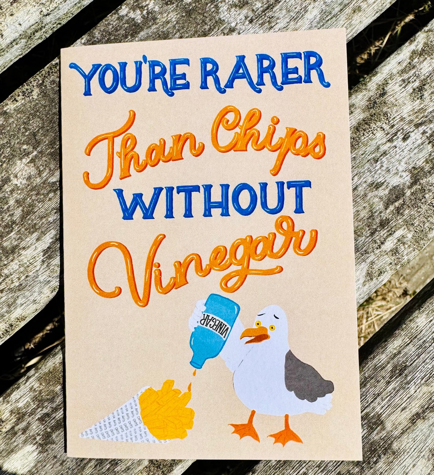 You're Rarer Than Chips Without Vinegar