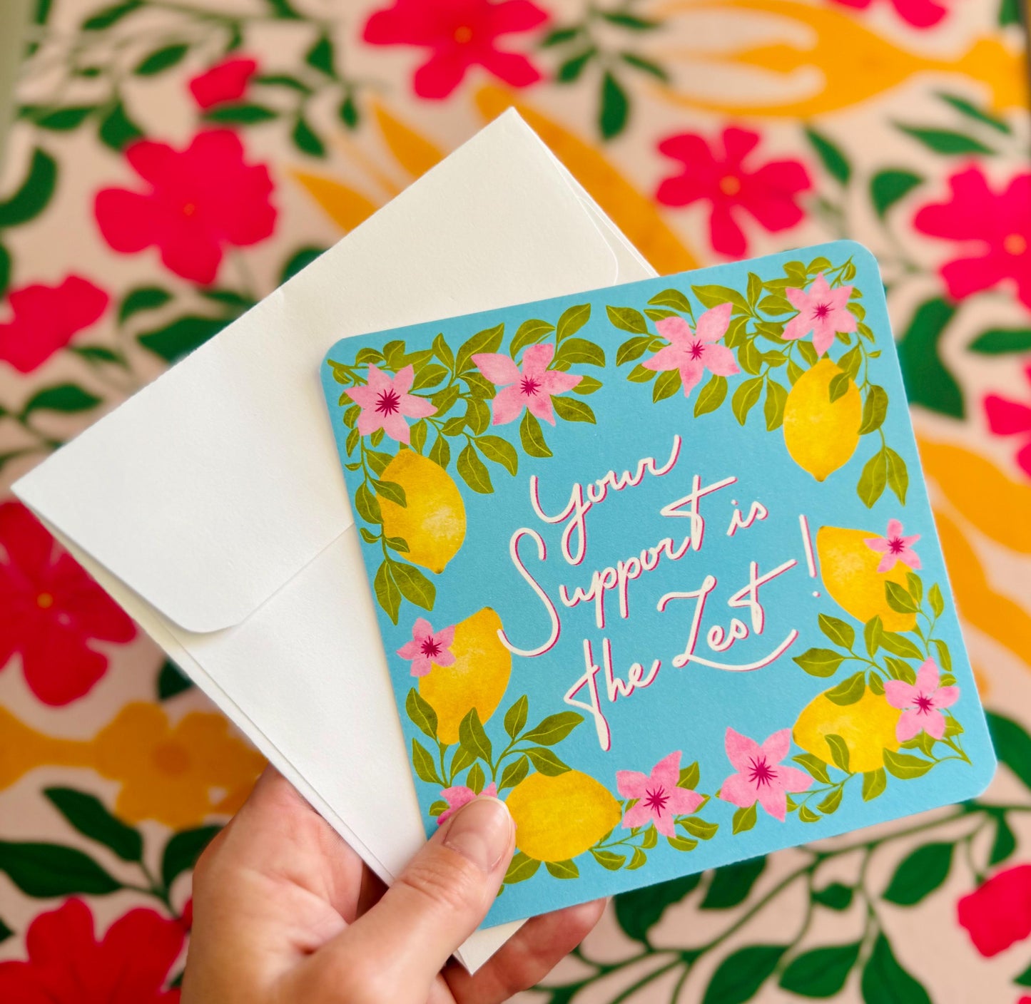 Zesty Lemon Thank You Cards – ‘You Are the Zest’ Greeting Gift for Him Her, or Friend