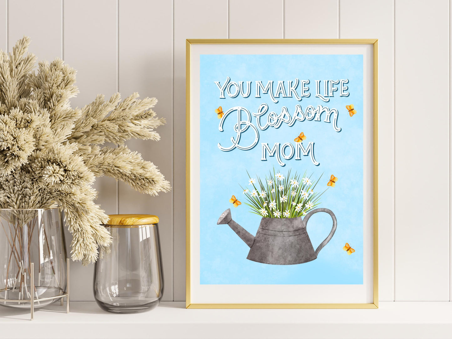 Celebra a Mamá: Obras de arte originales y originales, ideales para mamás primerizas y bebés.