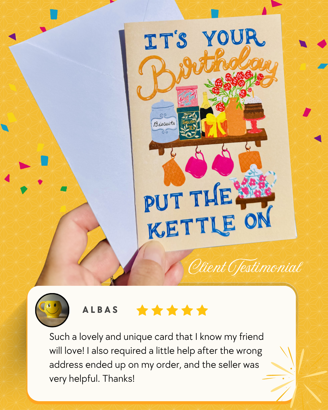 “It’s Your Birthday – Put The Kettle On” Card