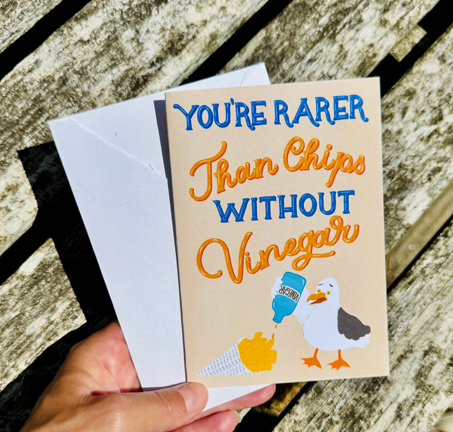 You're Rarer Than Chips Without Vinegar