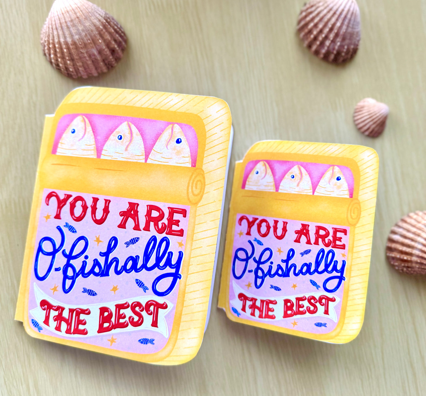 Unique Handcrafted Tin Shape Card