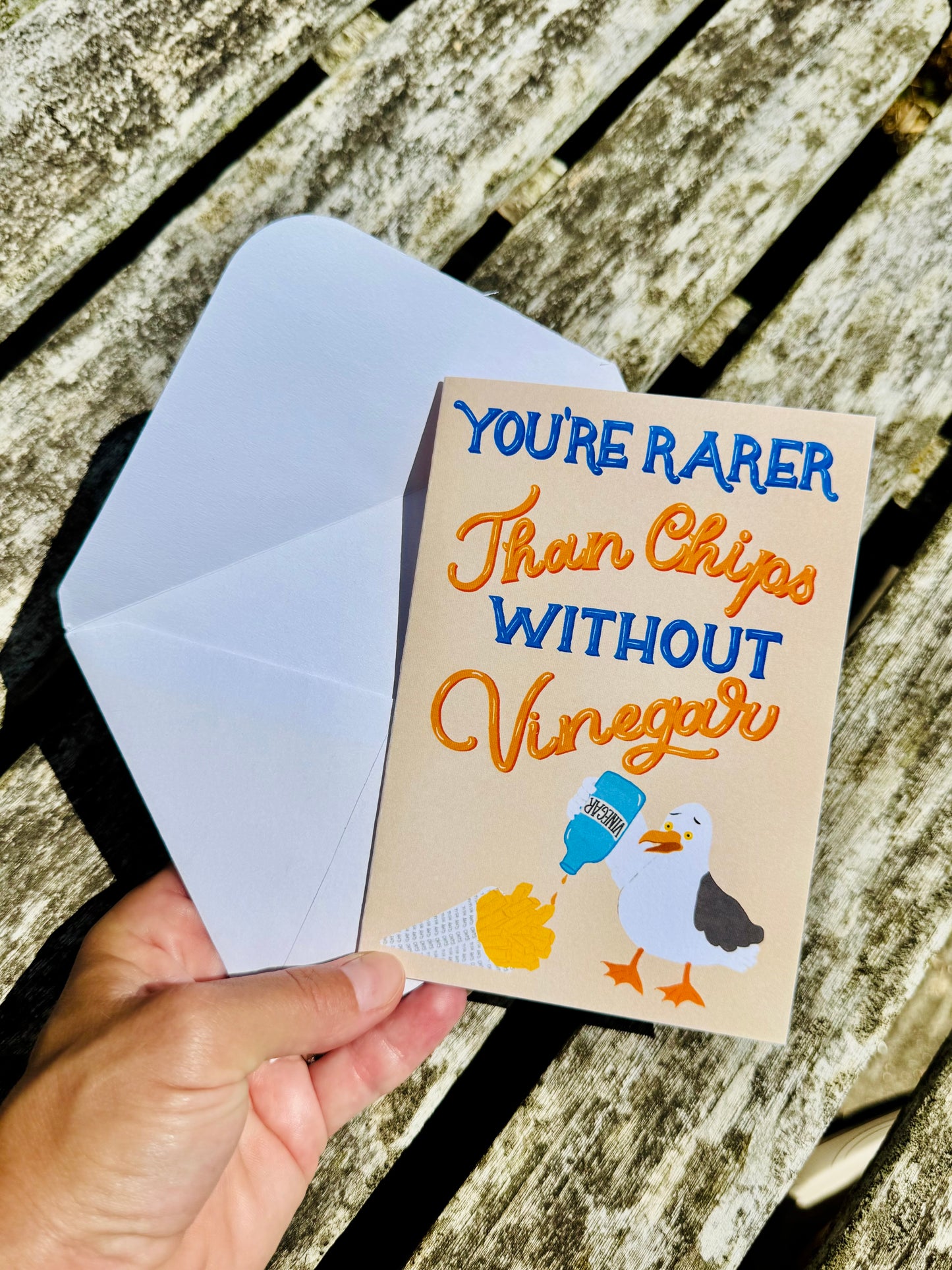 You're Rarer Than Chips Without Vinegar