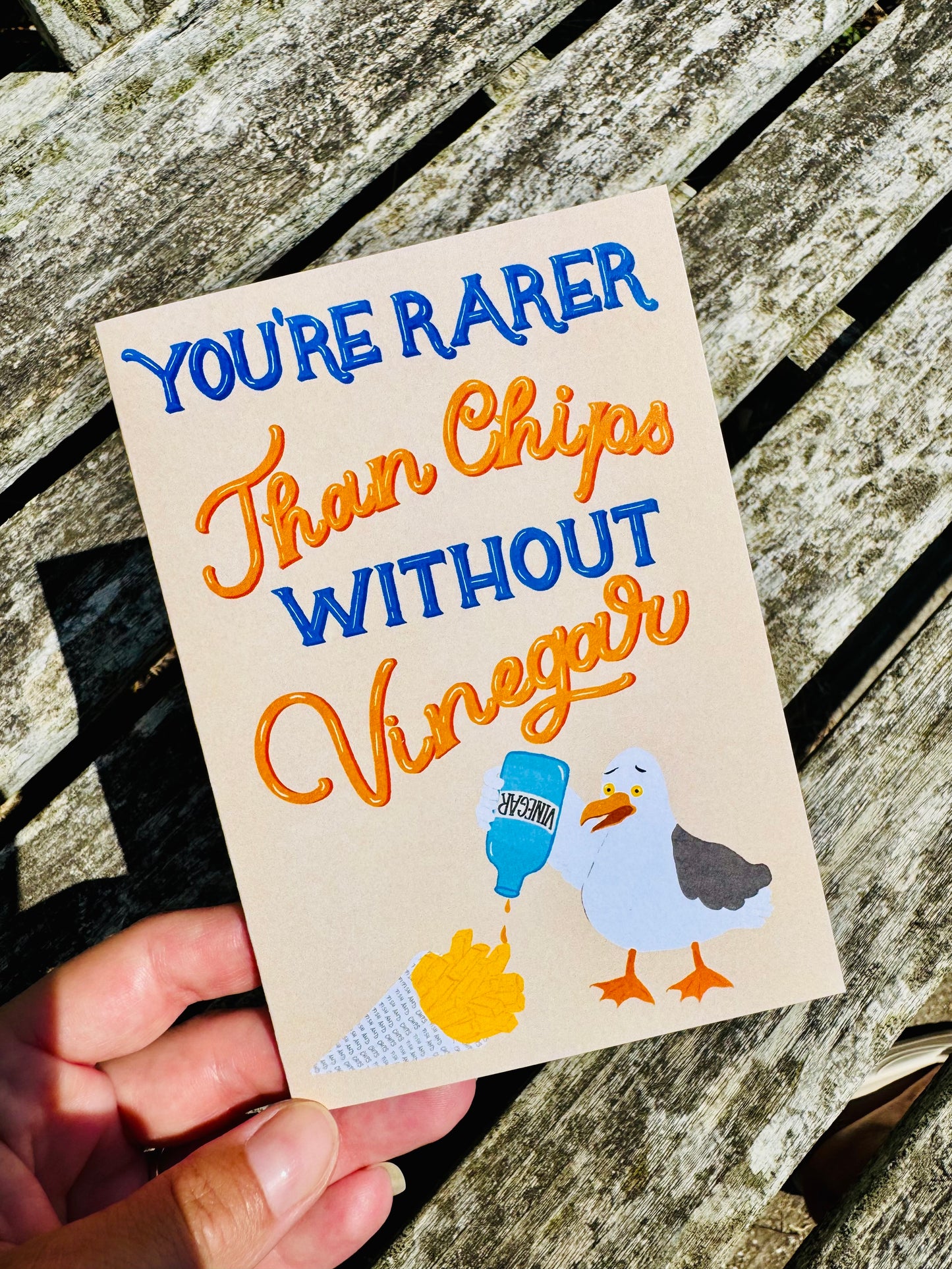 You're Rarer Than Chips Without Vinegar