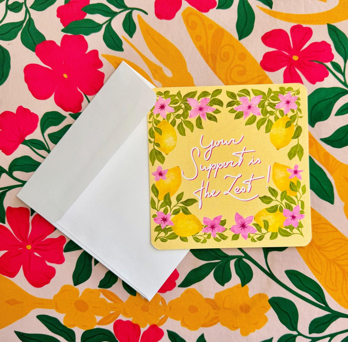 Zesty Lemon Thank You Cards – ‘You Are the Zest’ Greeting Gift for Him Her, or Friend