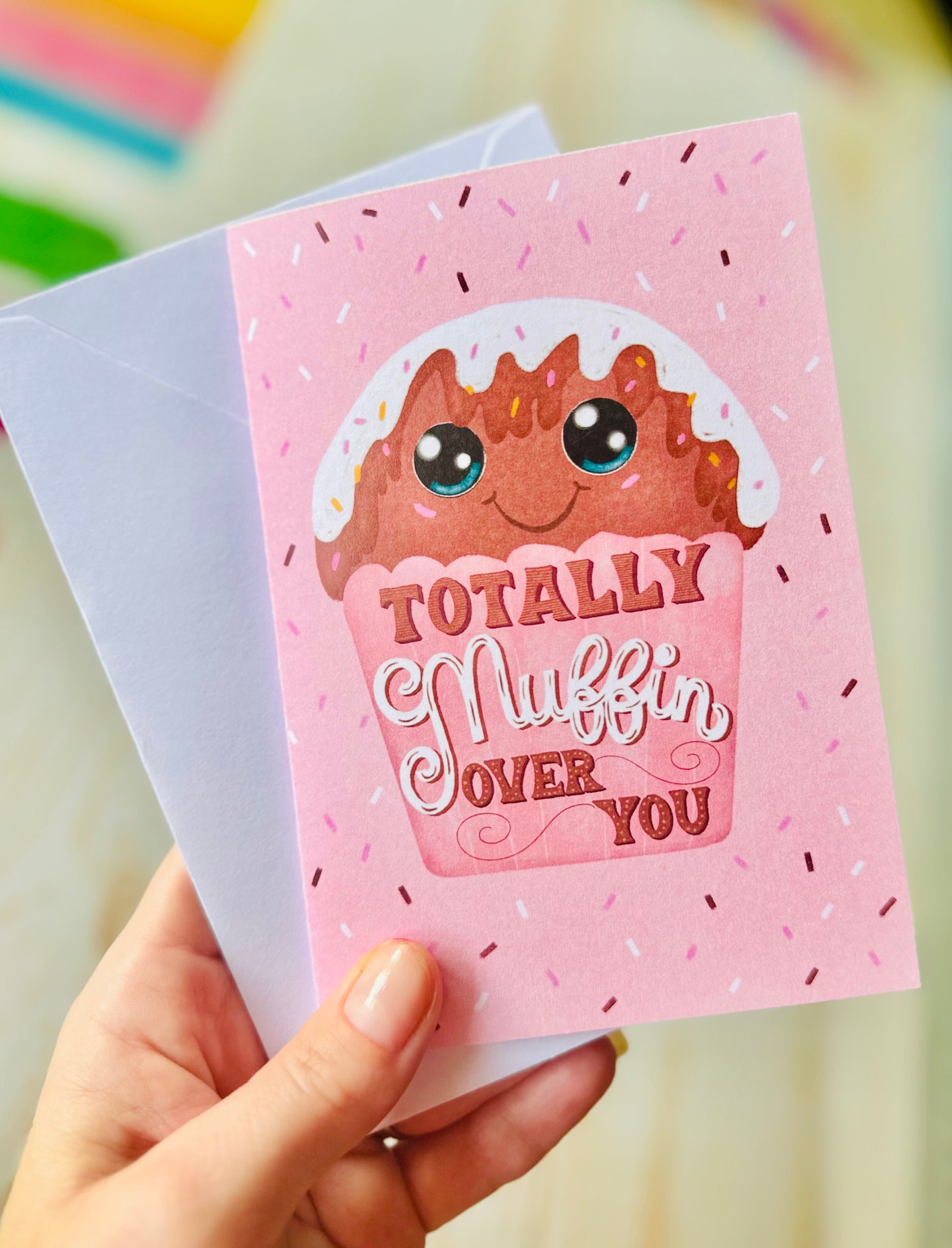 small  size of the card holding in hand
